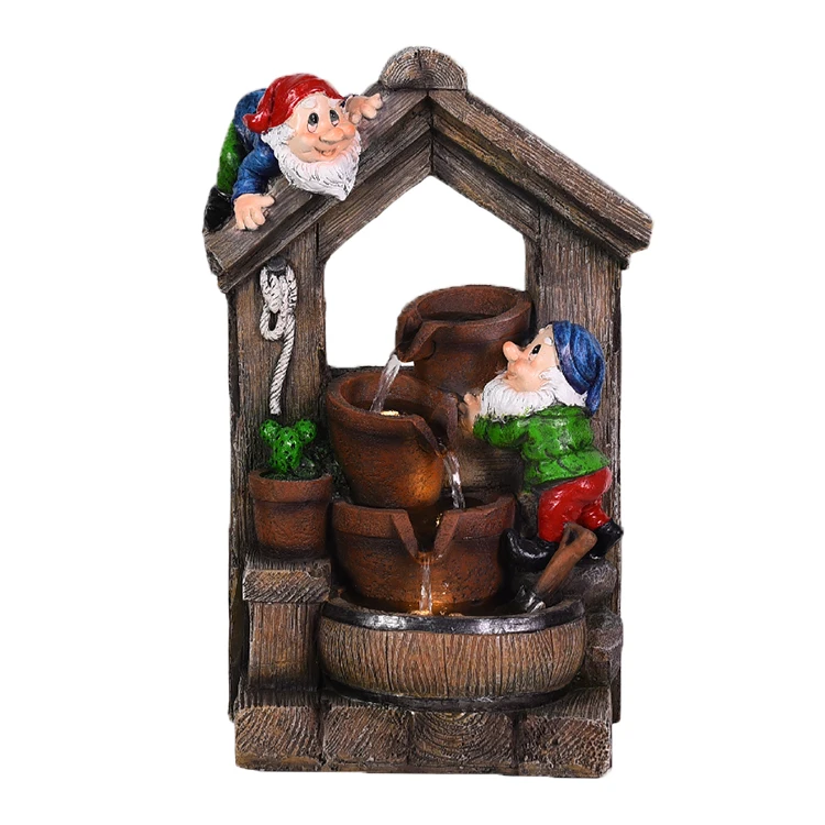 Resin Home Fountain Desk Water Fountain Garden Manufactures Waterfall