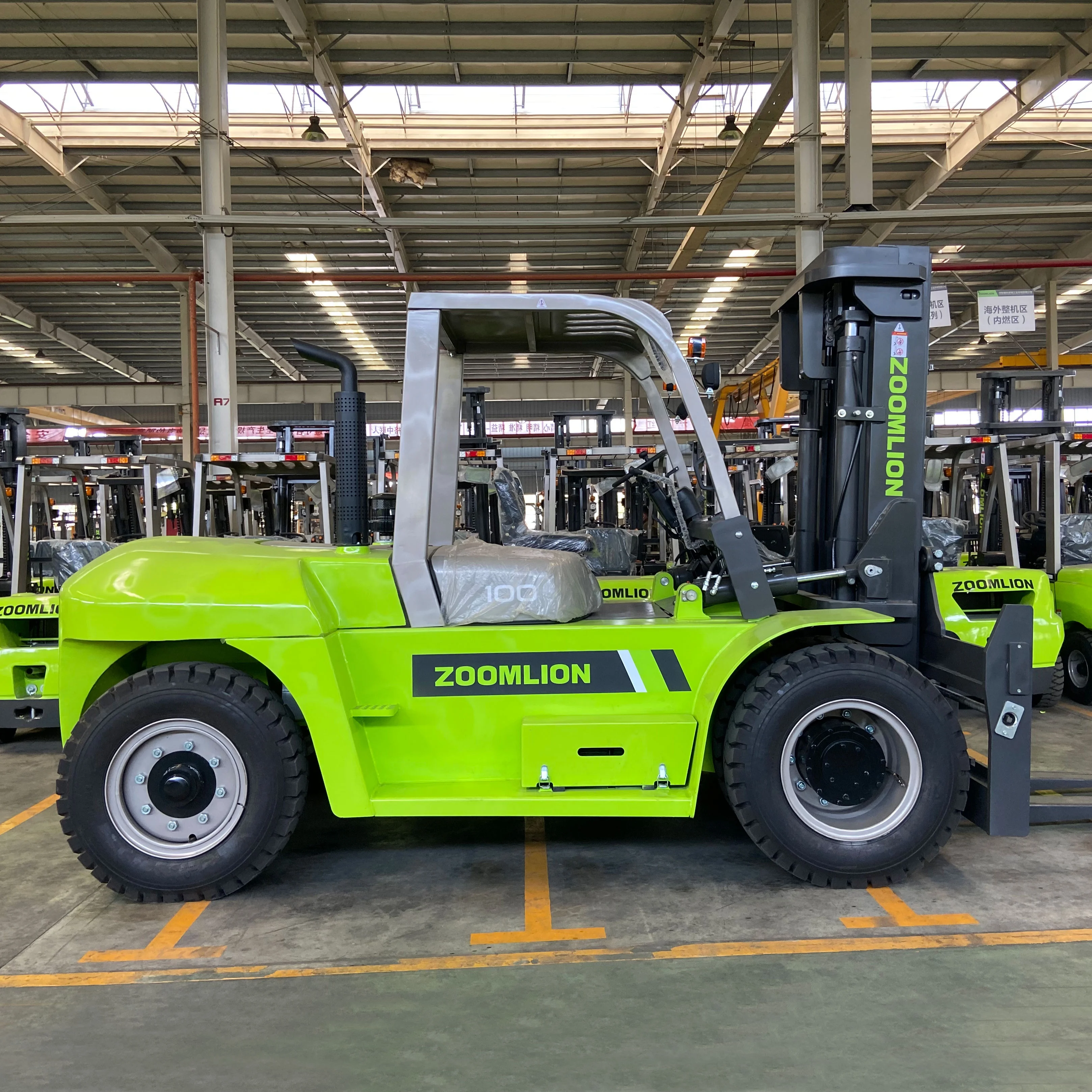 Zoomlion automatic transmission forklift capacity 10t forklift 1010