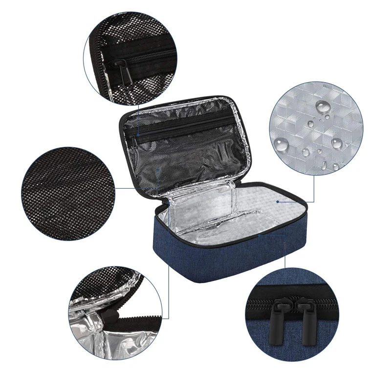 Термальная сумка для ланча для путешествий на открытом воздухе, оптовая продажа, изолированный школьный Ланч-бокс для взрослых и детей, Многоразовые Детские сумки для ланча