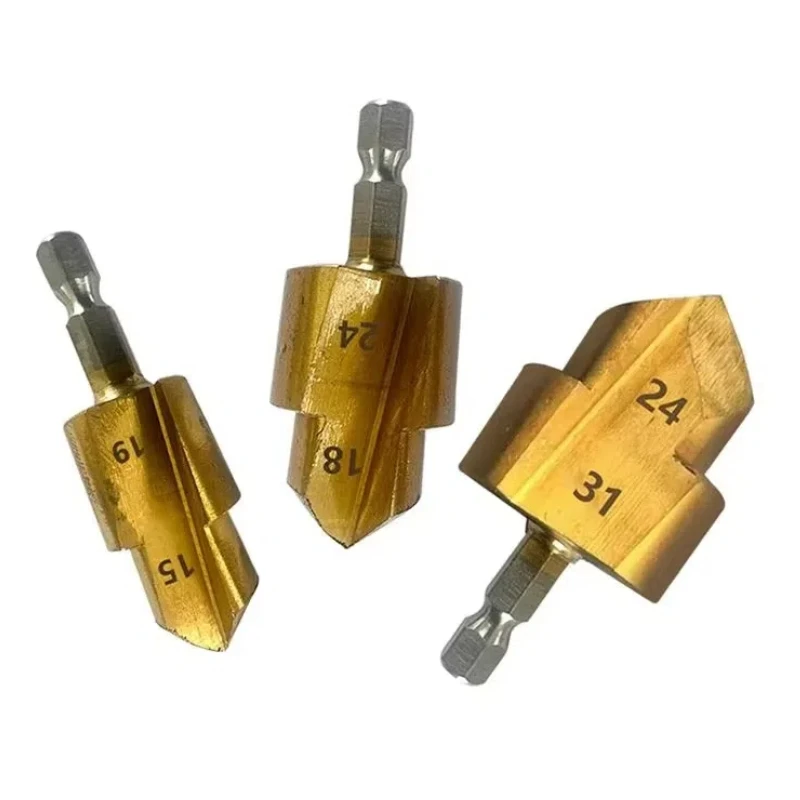 PPR reaming drill bit PVC water pipe accessories drill bit hexagonal handle drill bit