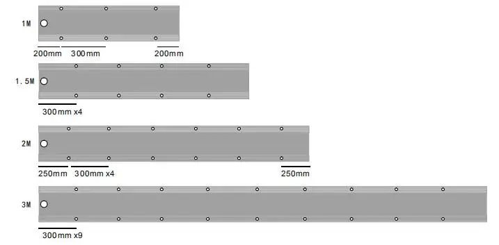 High-end Technology Manufacturing 3m Aluminum Magnetic Track Customized Lighting Accessories Light Rail