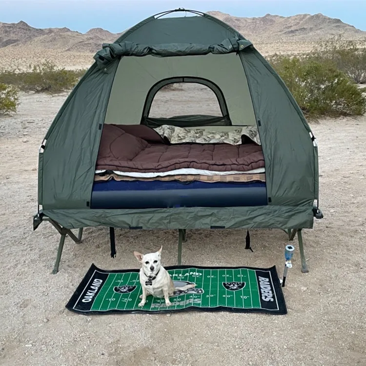 Waterproof Double Decker Off The Ground Tent Fishing Camping Bed Tent Folding Camping Bed Tent