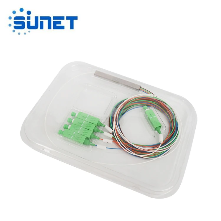 fiber optical plc splitter 1*4 1:8 1 12 1 16 1*16 1x64 no connector plc splitter