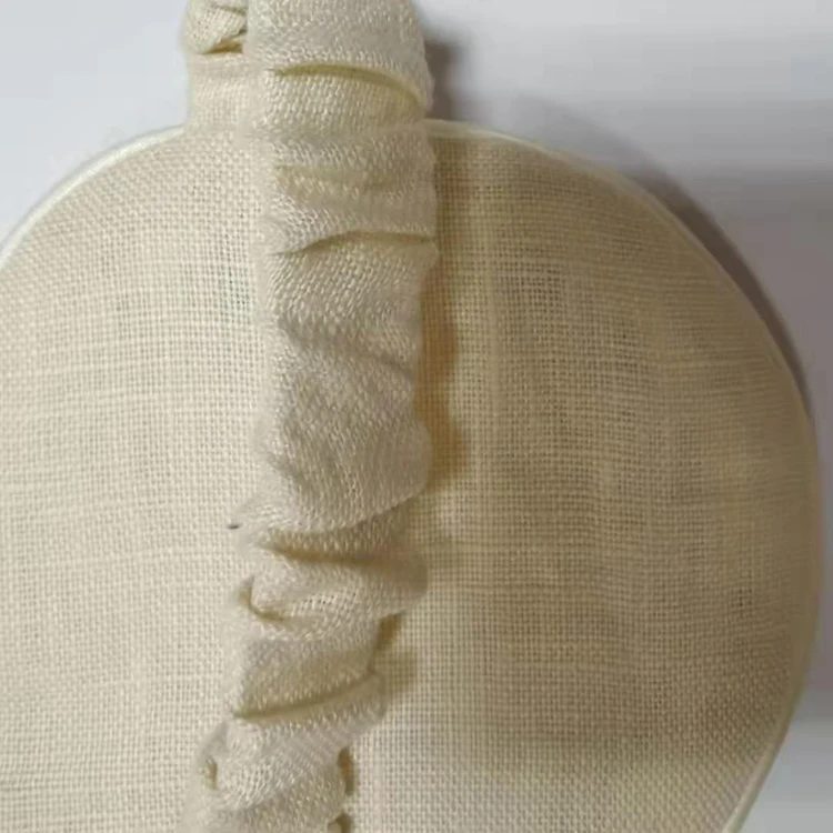 luxury natural cotton linen eye mask