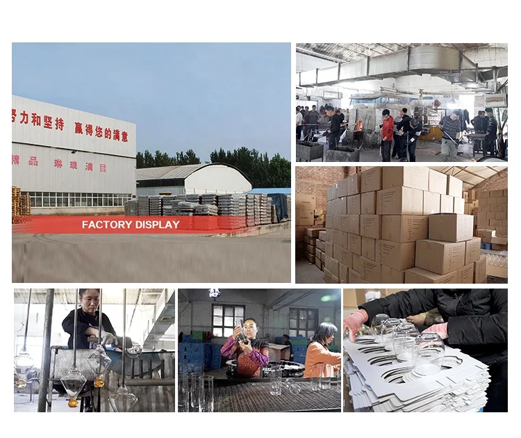 Wine Glasses for Red or White Wine, Hand Blown Large Wine Glass Blue Crackle Lead-Free Stemless Glassware for Gift