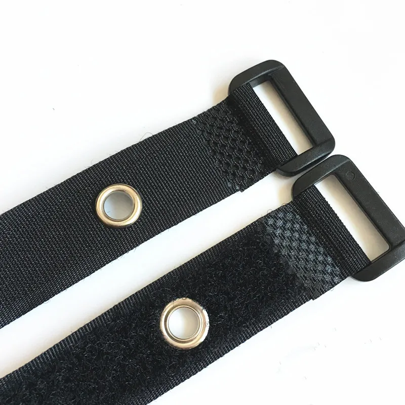 Free samples Customized Nylon mounting strap with Grommet velcroes Cinch Strap