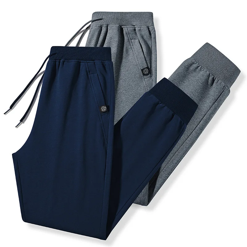 M-8XL Plus size Men Jogger Pants Cotton Sweatpants Solid Black Trouser Pant Man Gym Workout Streetwear Track Pants for men