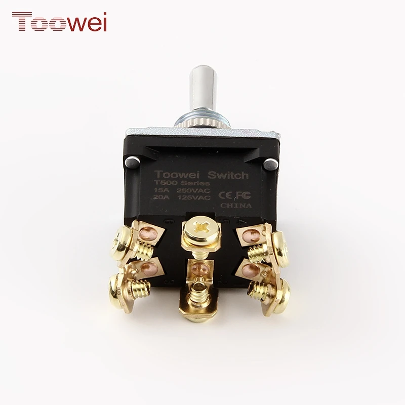 Mini toggle switch 6 Pin 250V 6A 125V IP67 waterproof toggle switch