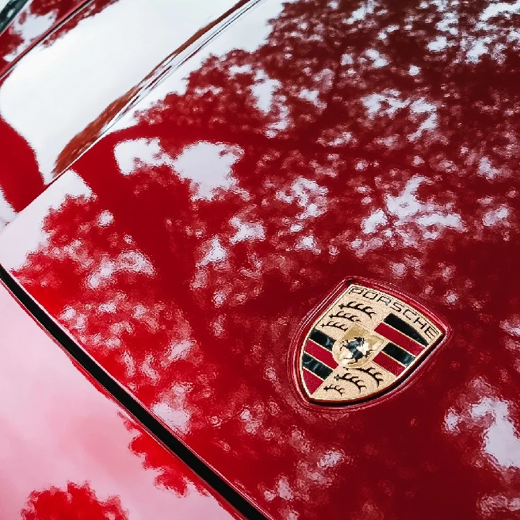 TSAUTOP 1.52*18m ROHS PET Glossy Metallic Vinyl Cherry Red Car Wrap