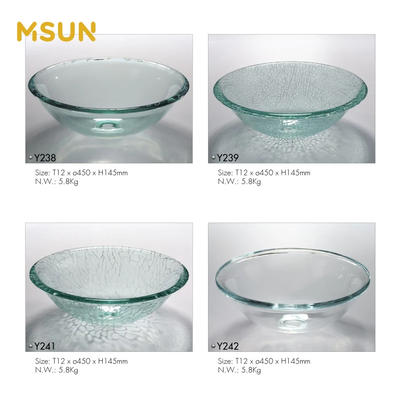 Tempered oval matt glass blue bathroom basin price glass basin
