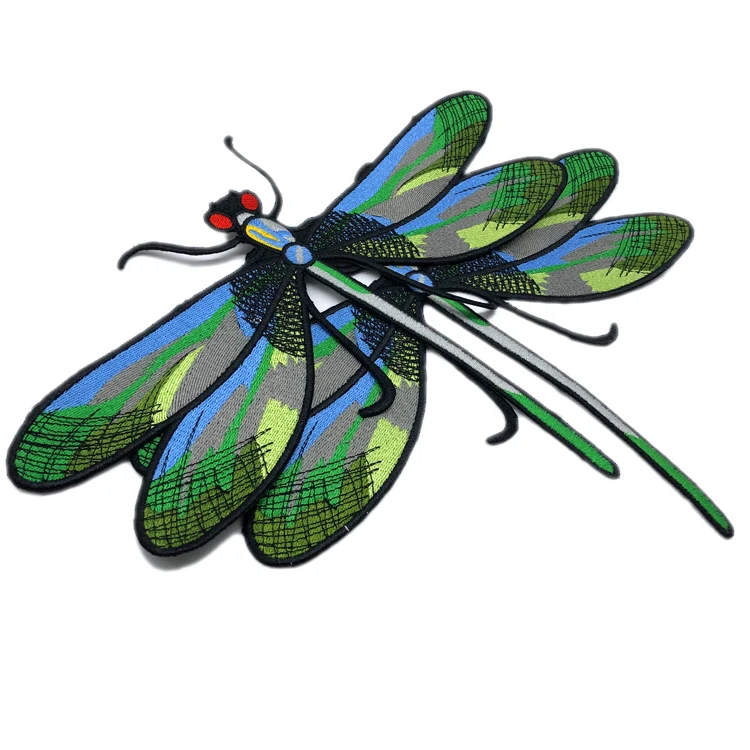 Manufacturer Custom Embroidery Patch Applique Embroidered Big Patch For Clothing