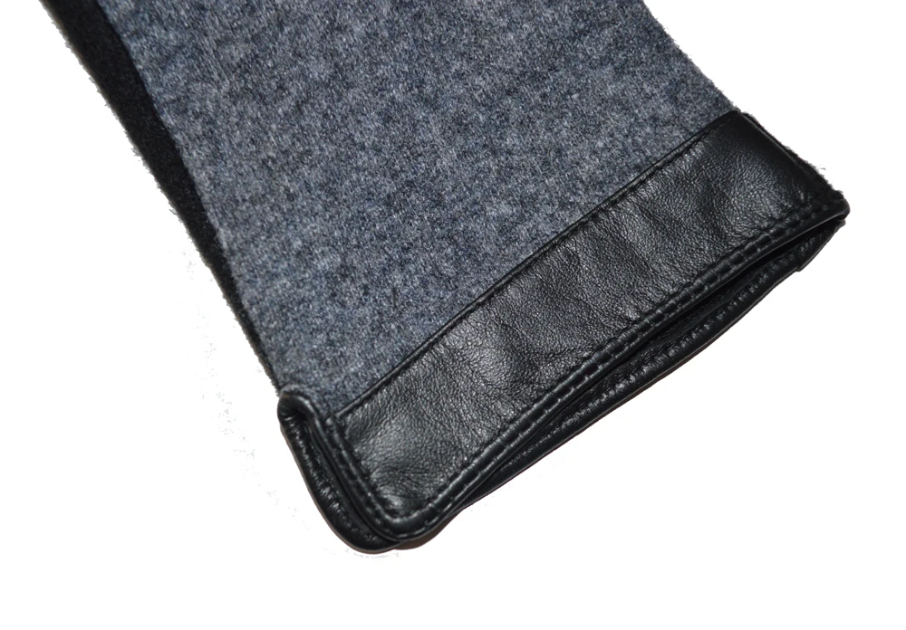 New Basic Women  Winter Warm Unlined Wool-mix Touch Screen Wool Gloves