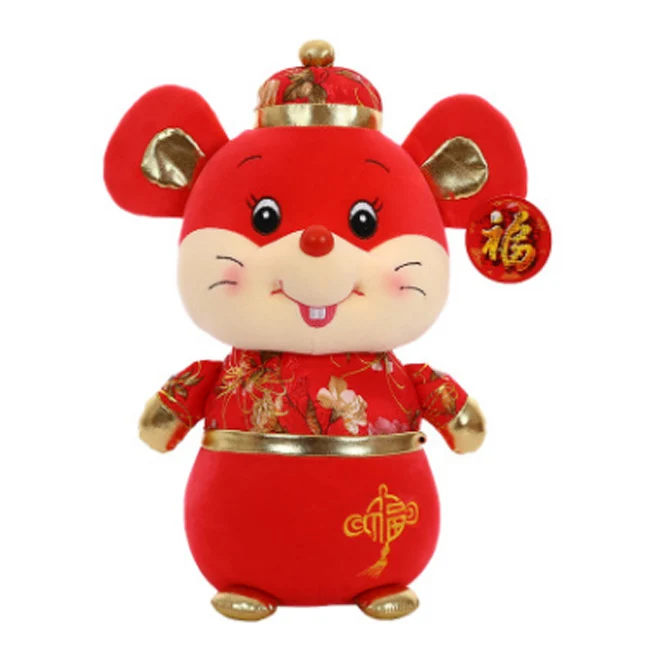 DCMD Top sale Children`s  Plush Toy  plush  Doll fluffy peluche  doll squirrel rats mascot