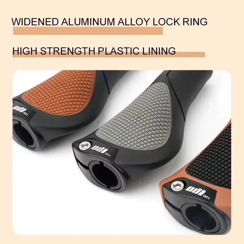 OEM/ODM ODI Long Short Folding Bicycle Handlebar Grip 130/110MM Ergonomics Bike Handle Non-slip MTB Cuffs Cycling Accessories