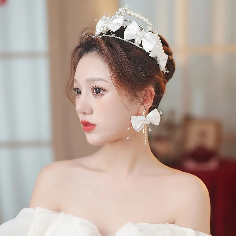 New Design Fashion Handmade Bride Headwear Women Hair Accessories Wedding Bridal Headband