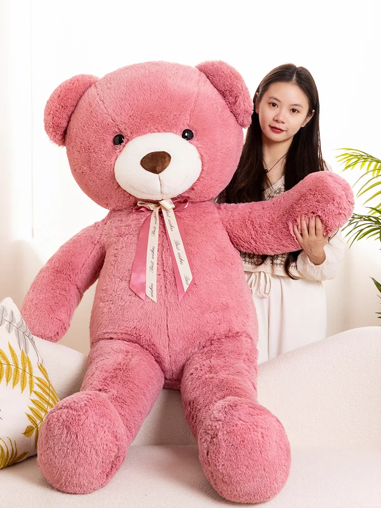 Wholesale giant red pink brown Teddy Bears Plush Toys Big Size Bear Doll Gifts For girls Birthday Stuffed Animals soft toy skin