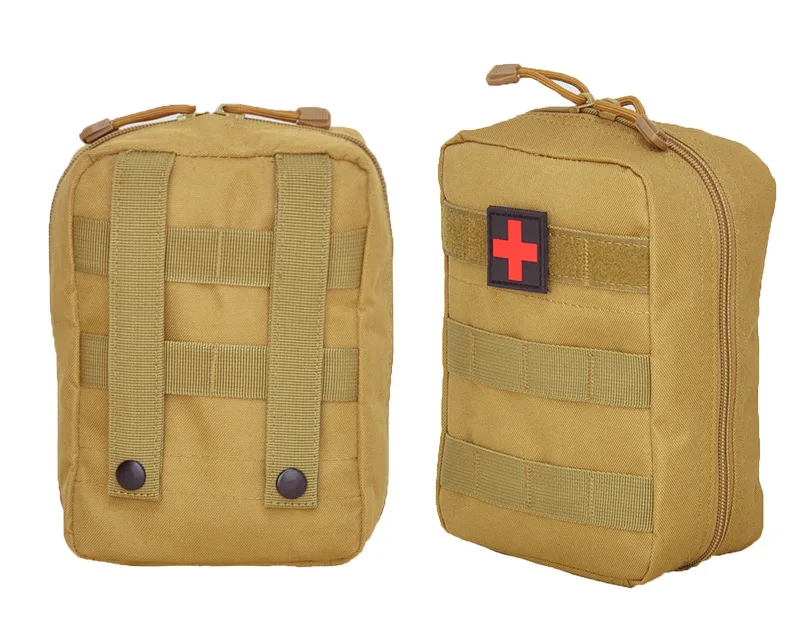 Tactical Molle Emergency Tools Pouch EDC Waist Bag Hanging Bag Outdoor Sports Medical First Aid Kit Bags and Pouches
