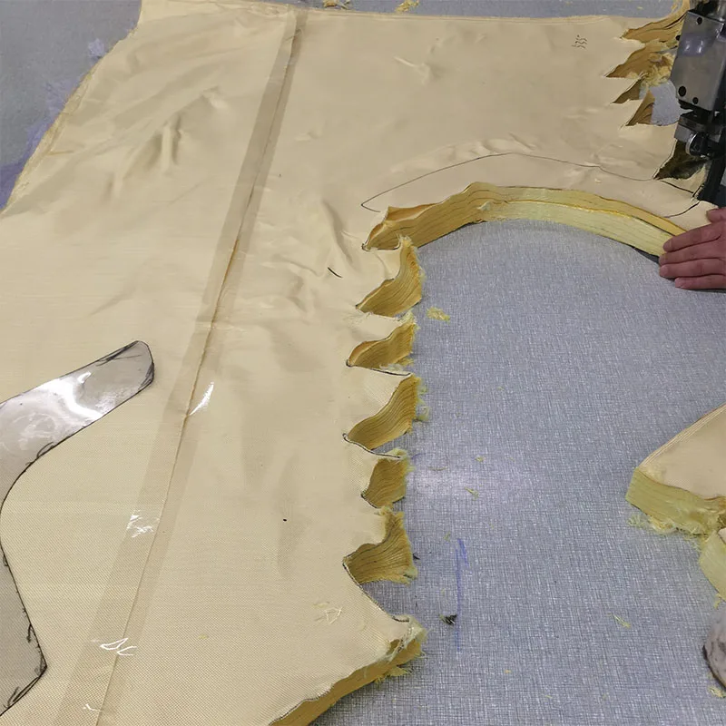 safety production 220g 1500D bullet fabric aramid UD fabric for underwear