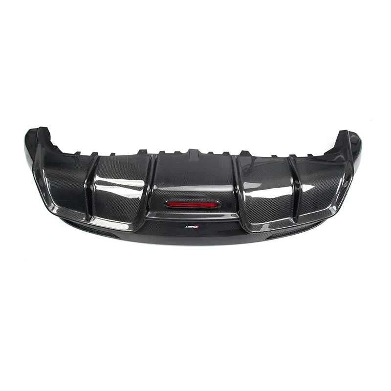 Rear Diffuser Bumper Lip Fit 2017-2023 for Tesla Model Y, Glossy Black ABS Bumper Cover Rear Protector Aprons Spoiler Splitter