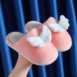 Indoor Slippers Warm Plush Home Slipper Anti Slip Autumn Winter Shoes House Floor flats Fur Slippers