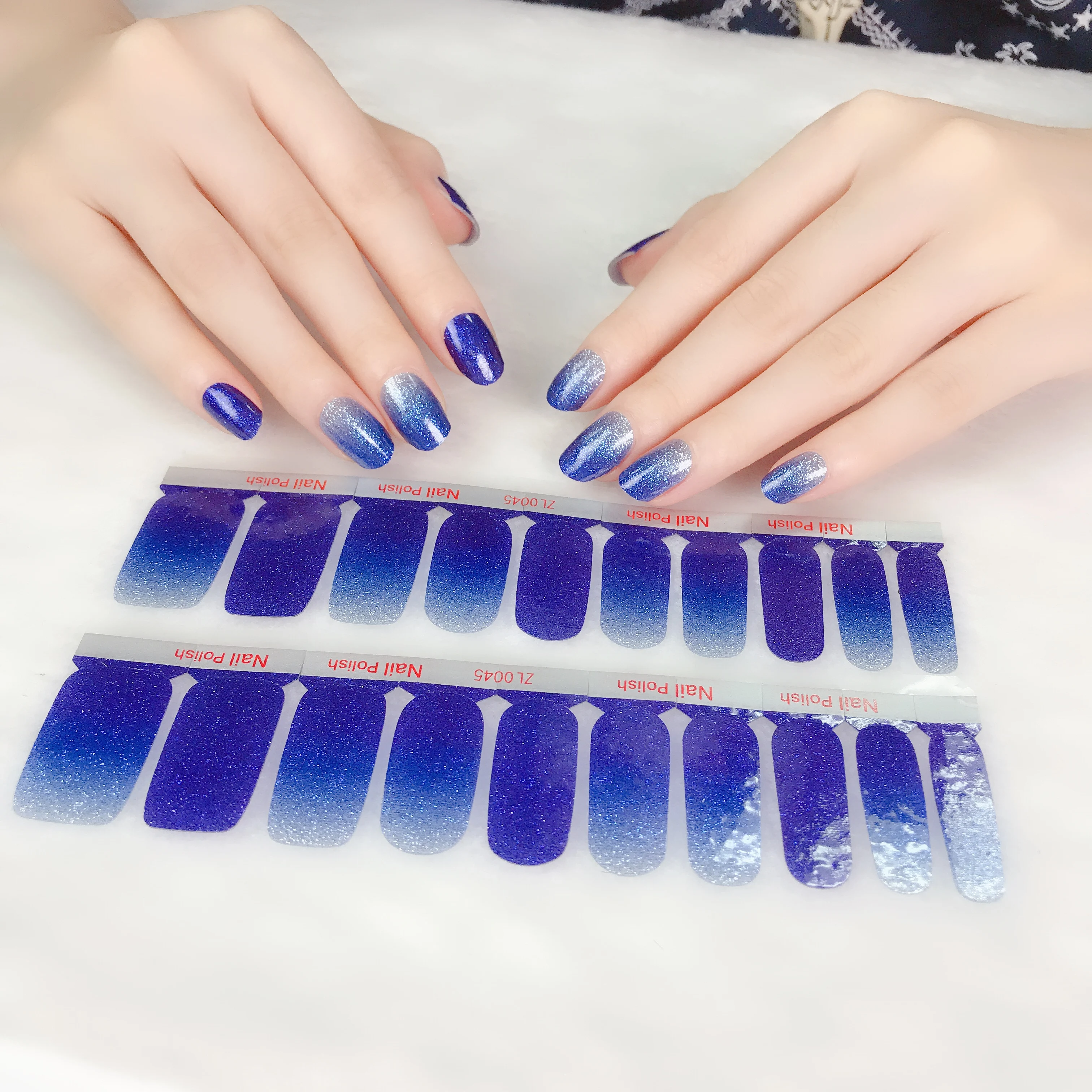 Beauty Sticker New Trending Glitter Nail Stickers Factory Wholesale Price New fashion Design Sticker Wrap 2022