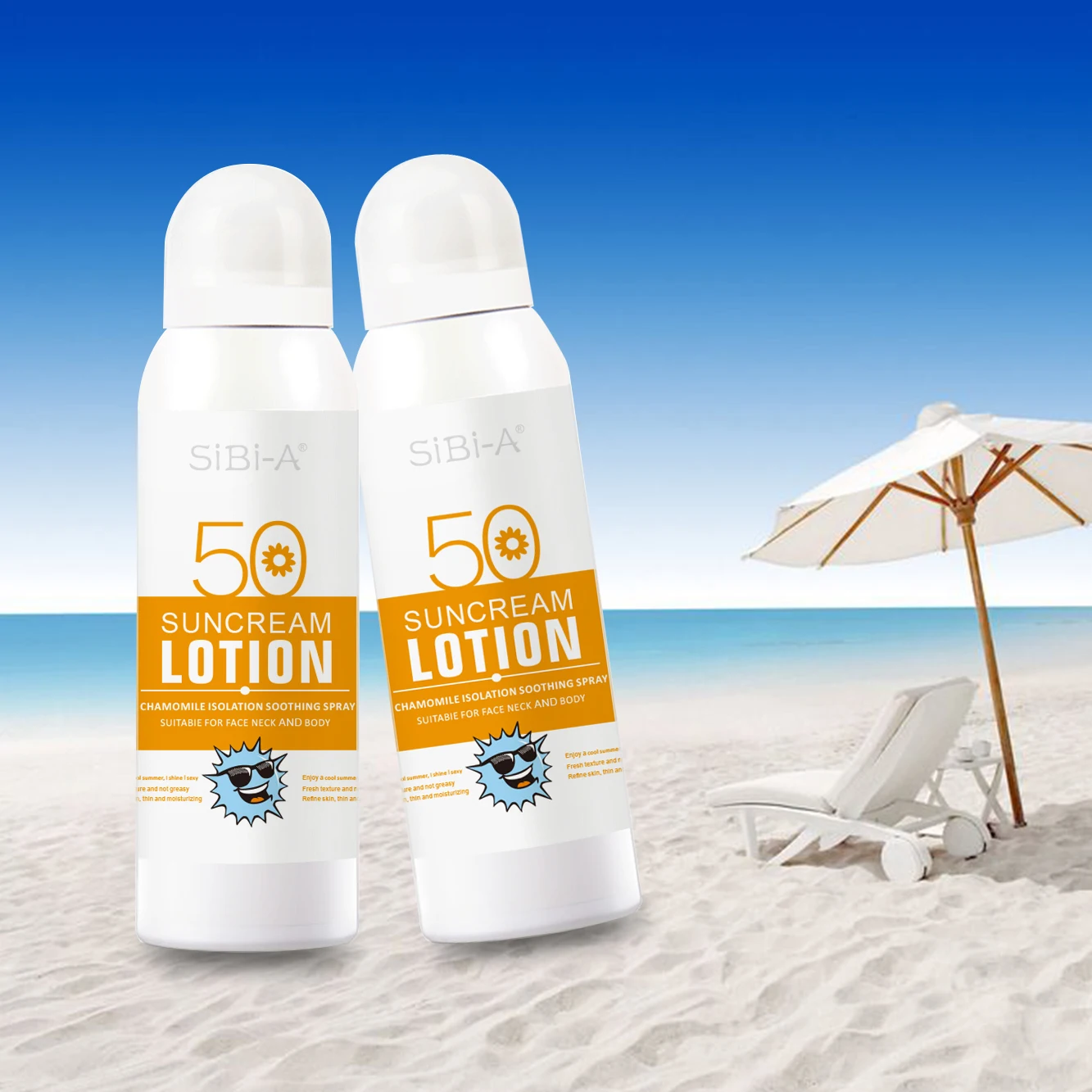Private Label Organic Sun Protection Body And Face Waterproof Whitening Sun Screen Spf 50 Sunscreen Spray