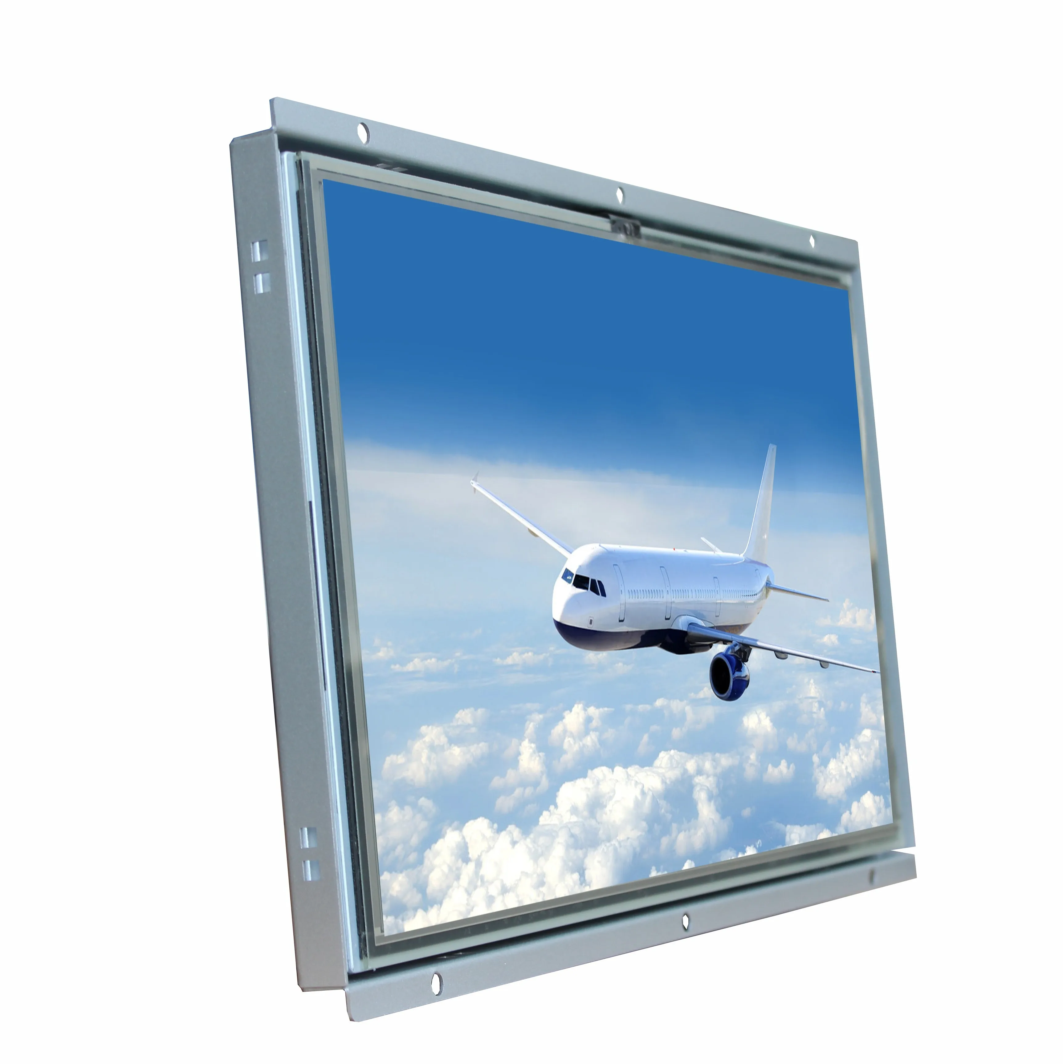 Cheap 19 inch VGA industrial touch screen open frame monitor with 300 cd/m2 brightness panel pc