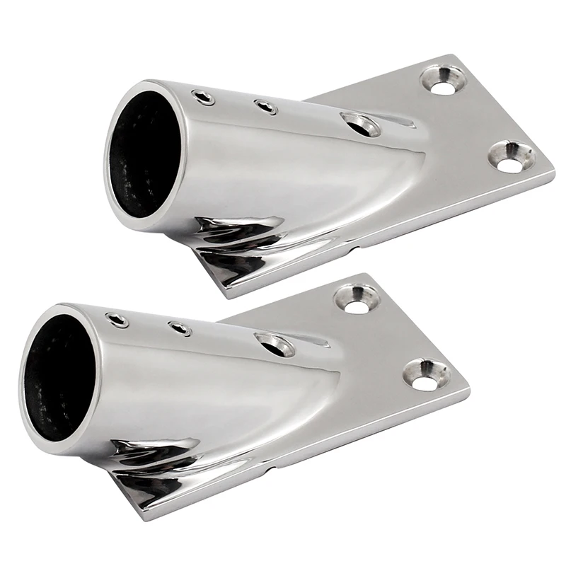 High quality 316 sailboat sail boating accessories rectangular base 30 degree stainless steel marine hardware