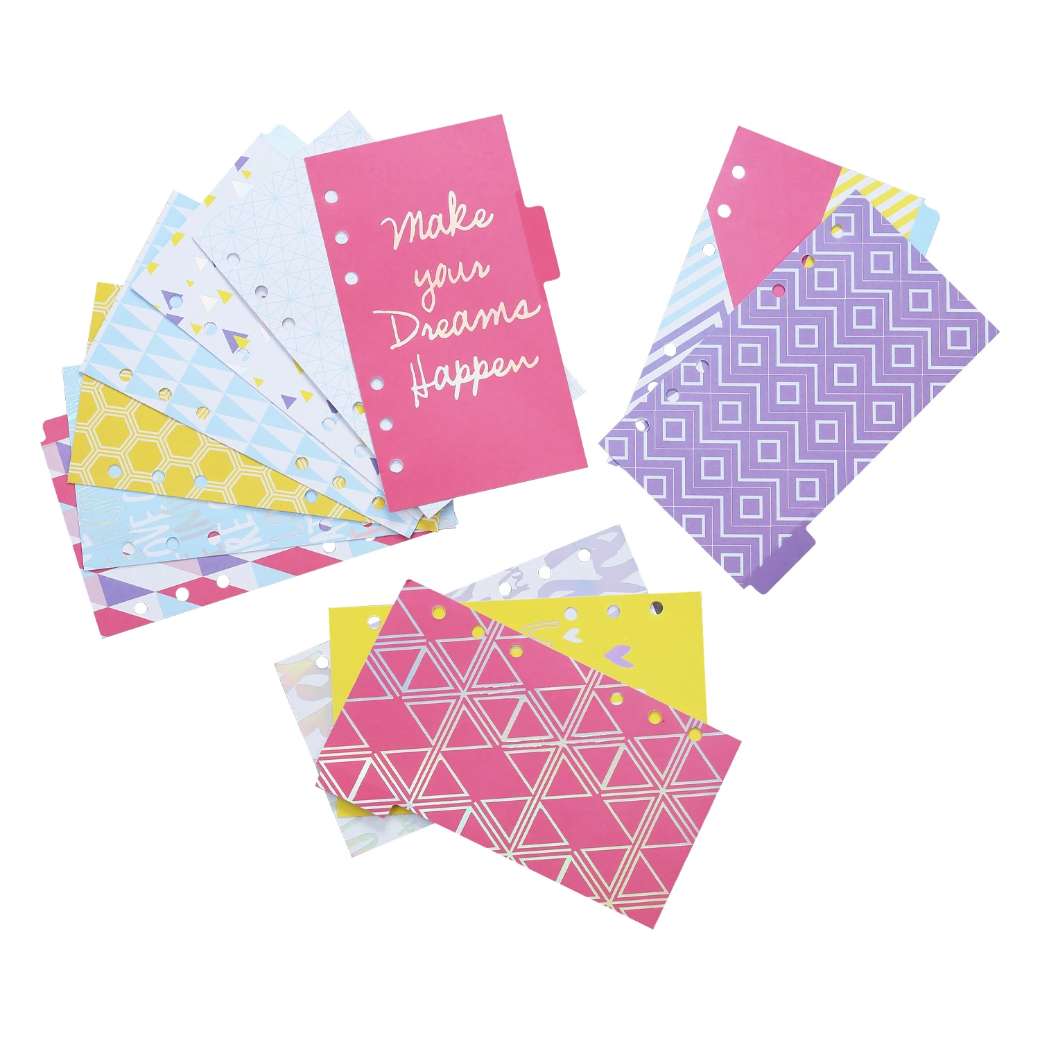 Custom Perfect a5 Binder School Weekly Diary Planner Soft Reusable 6 Ring Binder Cover