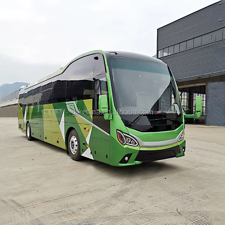 China 57+1 seats good price electric automatic tourist coach bus 12m pure electric luxury new coach passenger bus for sale
