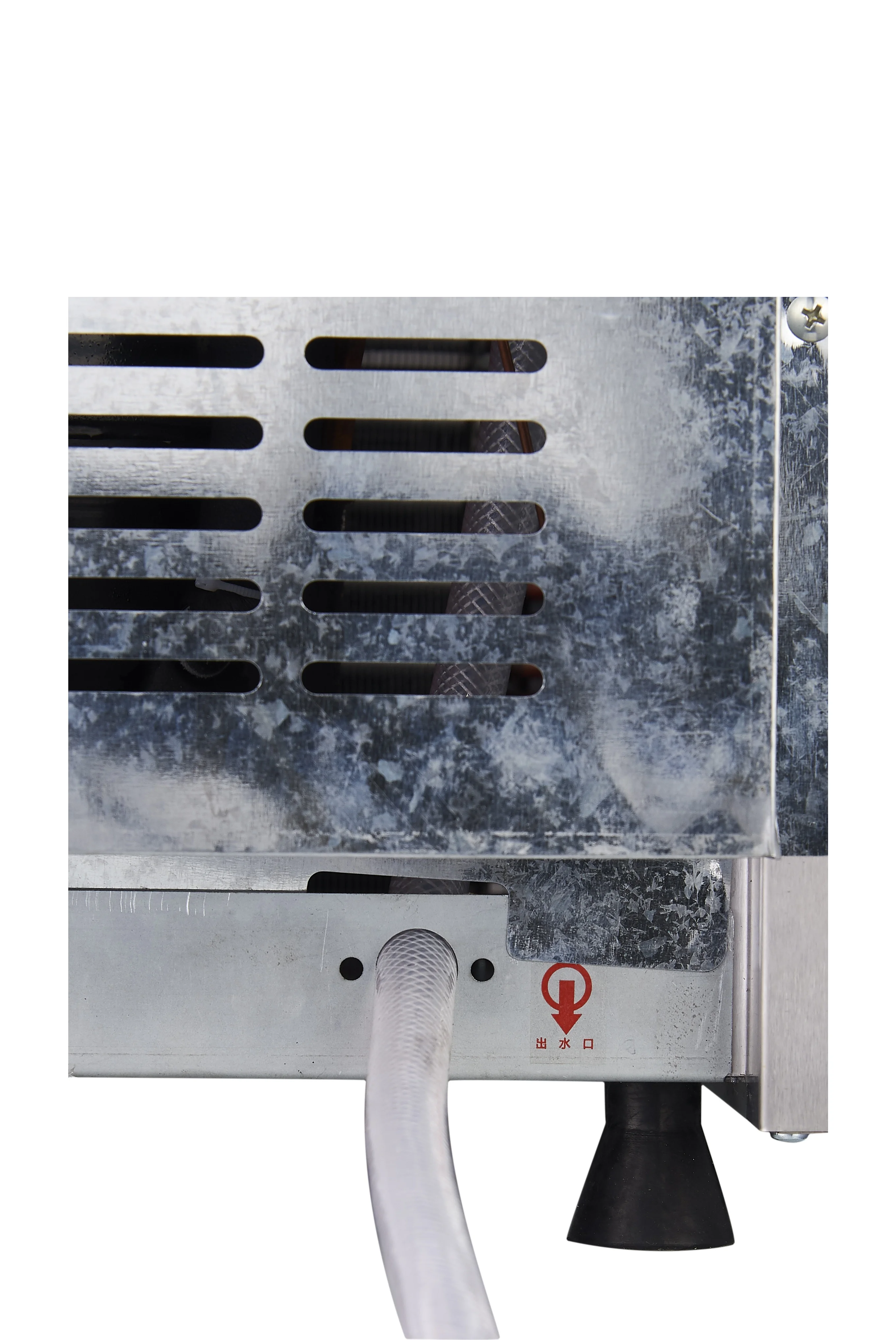 Commercial stainless steel air-cooled ice maker with adjustable ice size with 36 ice lattice built-in fan factory direct sales