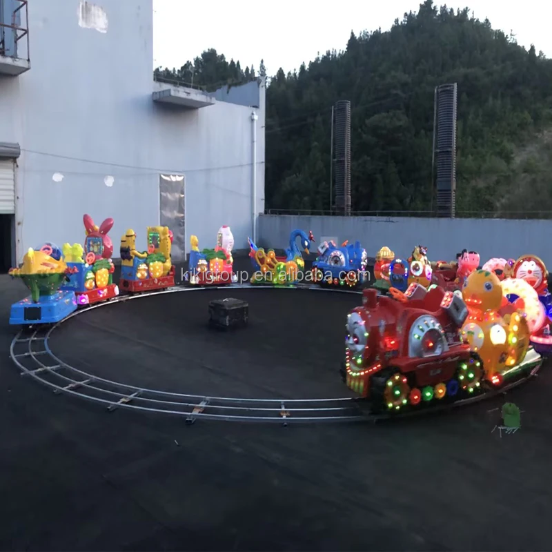 Manufacture hot sale cheap price ride on train with track for kids