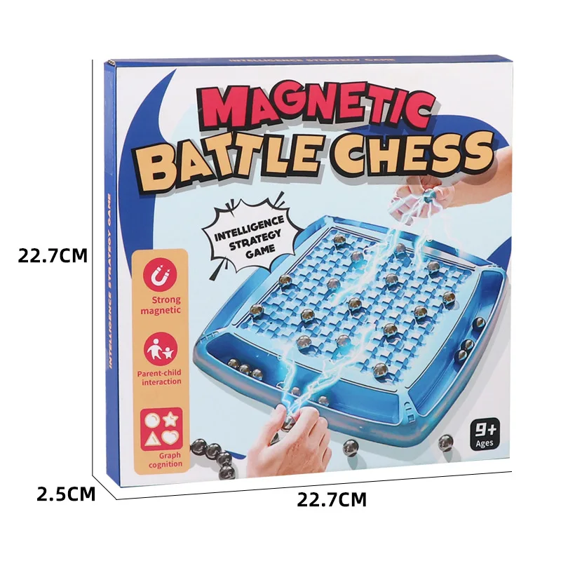 Fun Magnetic Battle Training Thinking Logic Parent-child Interactive Educational Toy Magnetic Induction Magnetic Chess Game Set