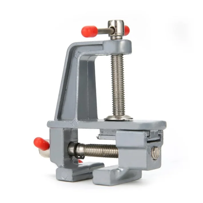 Переносные настольные тиски из алюминиевого сплава металлический зажим слесарные зажимы запчасти верстак для самостоятельного изготовления ювелирных изделий ремесло инструмент