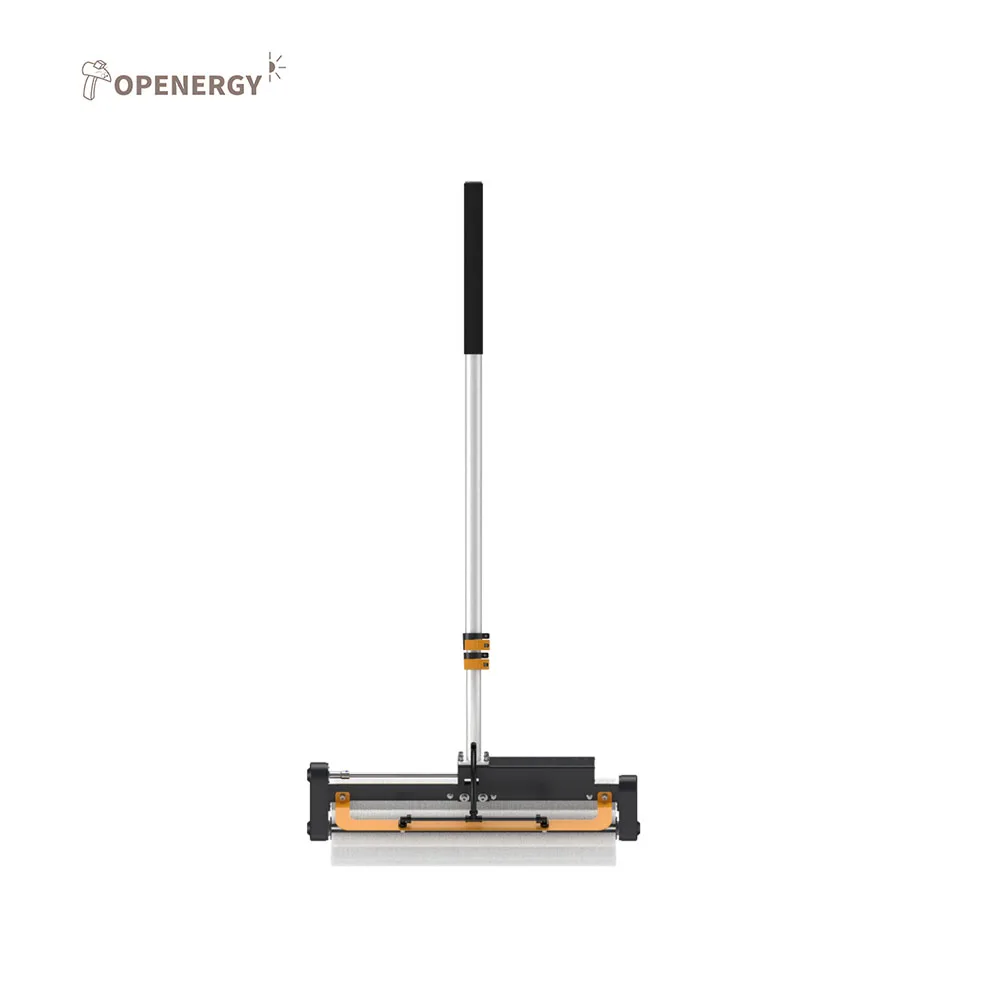 Telescopic water delivery pole solar water scrubber handheld solar panel cleaning brush roller brush