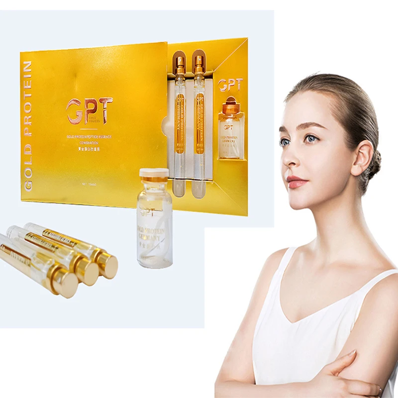 Ce Certificate Remove Wrinkle Gold Protein Peptide No Needle Facial Lifting Tighten Thread