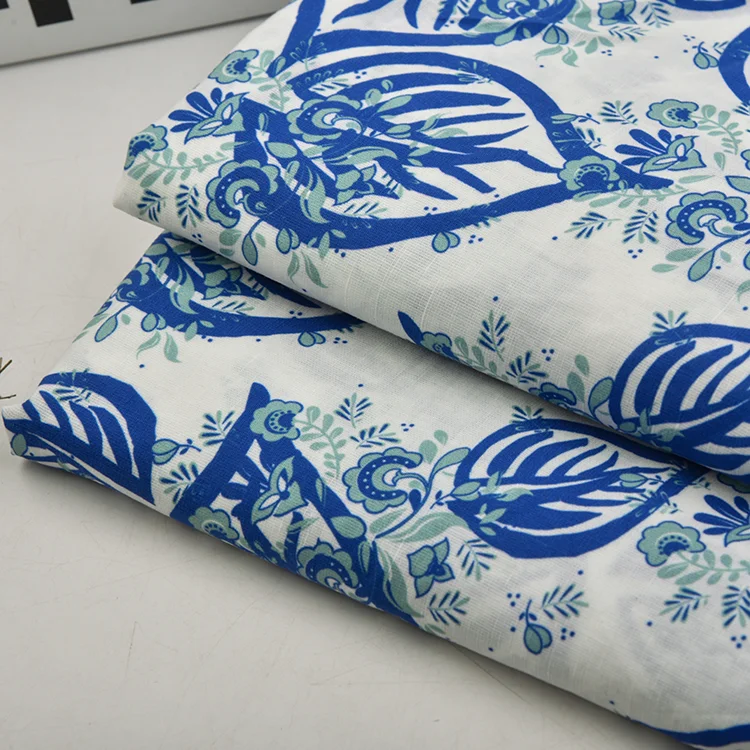 Изготовленный На Заказ Печатный дизайн дышащий Тенсел Матрас ткань