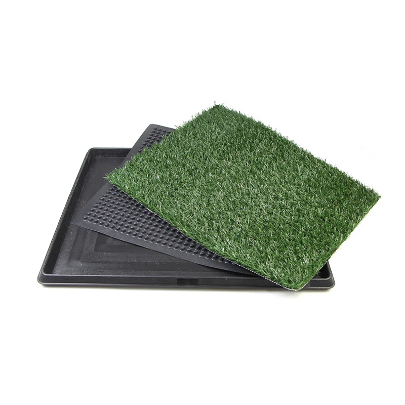 Indoor Outdoor Dog Potty Systems Reusable and Portable Trainer Tray for Puppy Training 3 Parts Dog Pet Toilet