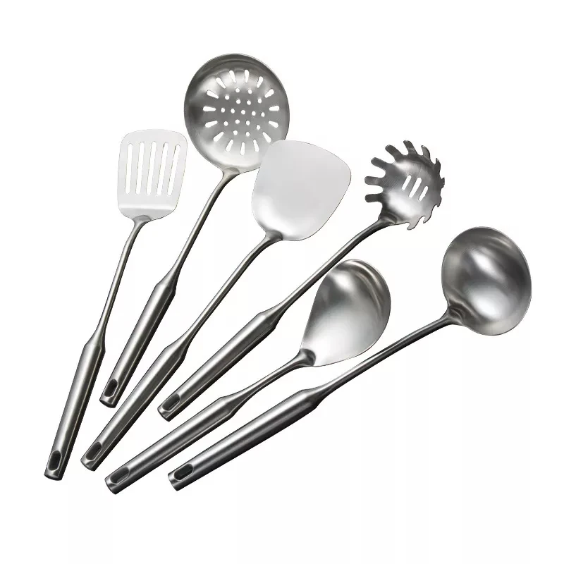Stainless Steel Kitchen Restaurant Utensil Set Wholesale Cooking Nonstick utensil de cuisin Spatula Spoon Manufacturing