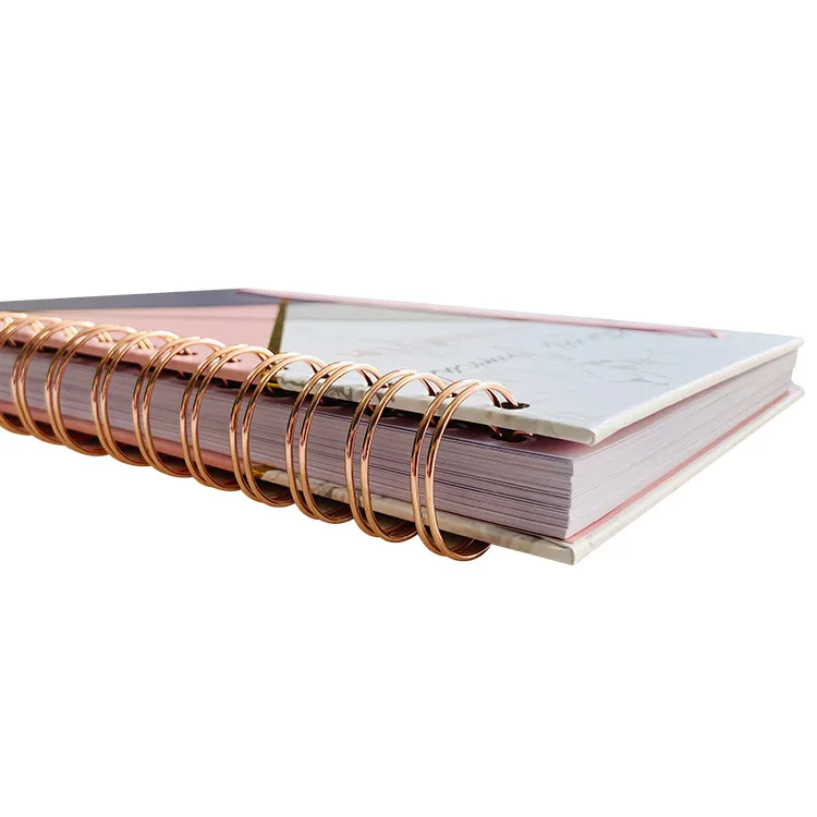 Amerpromo Customized Exercise Schedule Spiral Diet Fitness Journal Organized Notebook 12 Week Spiral Fitness journal notebook