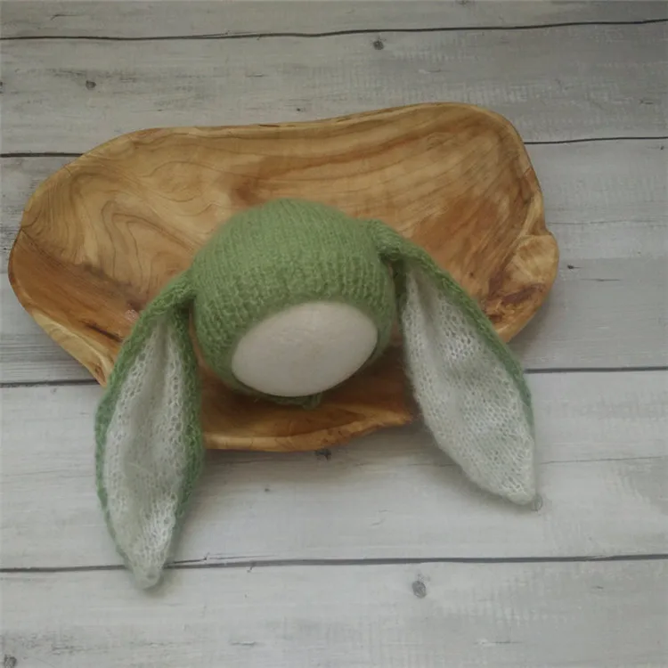 Baby bunny hat photography props,Angola mohair super big ear hat for baby photography props