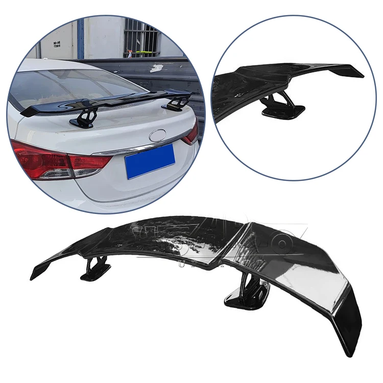 Modification Car Parts Auto Parts ABS Carbon Fiber 15th Gen Universal Adjustable Spoilers Rear Trunk Spoiler For Sedan
