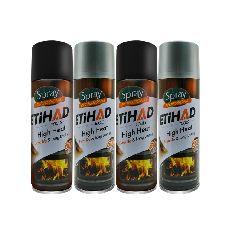 Heat Resistant Spray Paint Hi Temperature Aerosol Paint Hi-tepm Aerosol Paint