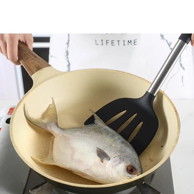 Multifunction Kitchen Accessories Kitchen Kitchenware Cooking Utensil Set Silicone Kitchen Utensil Set With A Bucket