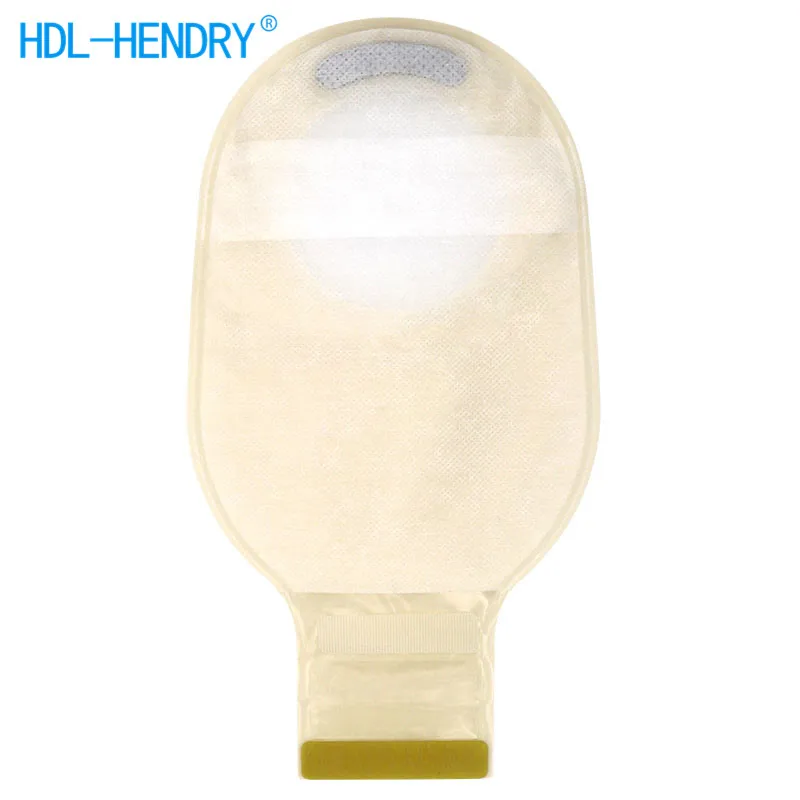 Medical Professional Drainable Ostomy Supplies Two Piece Colostomy Bag with Clamp Ostomy Pouch