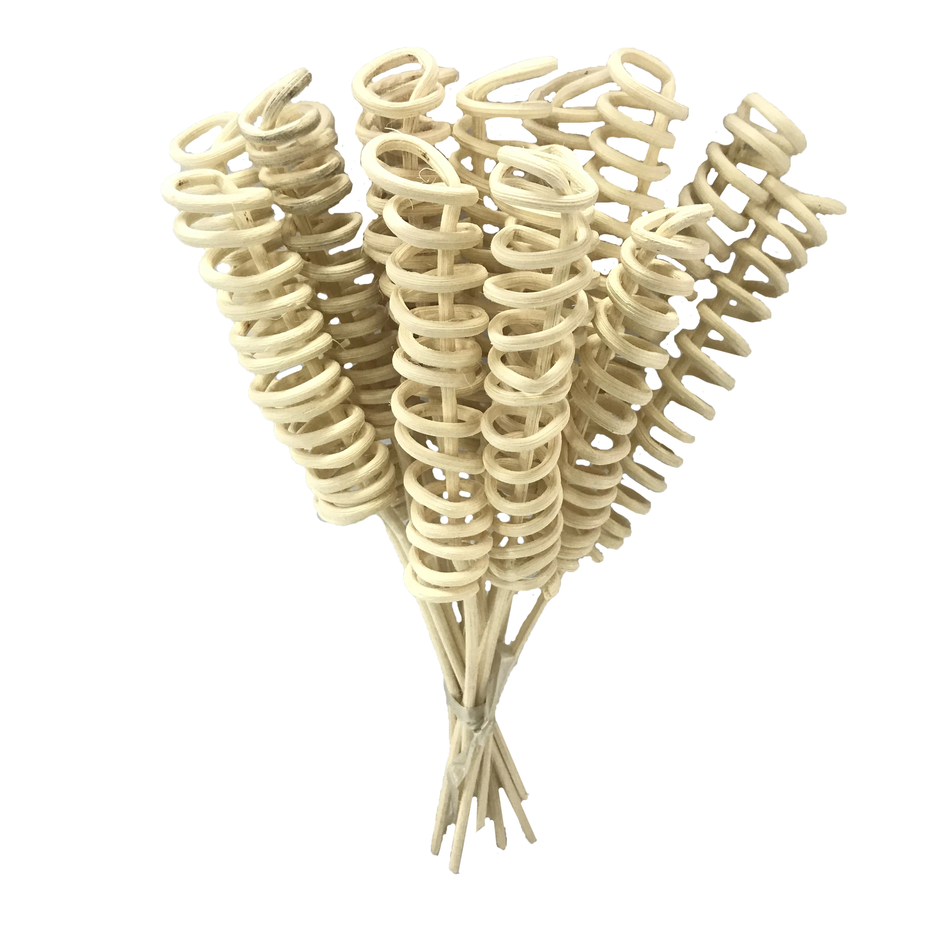 Curly Natural Handmade Decorative Rattan Reed Diffuser Stick