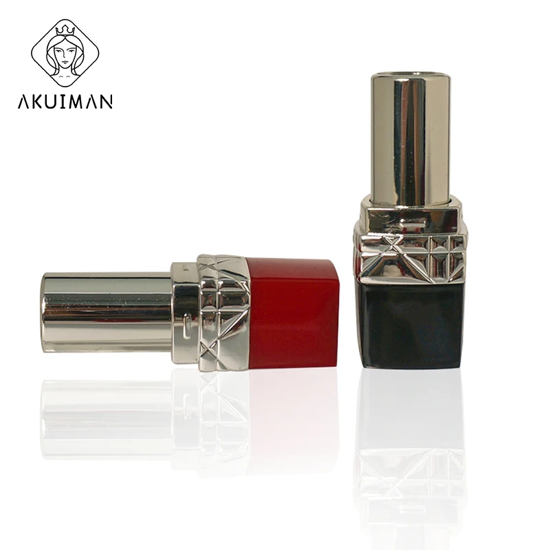 Wholesale High Quality Custom Color 4ml Clear Lip Gloss Tube Plastic Cosmetic Lipstick Tube with Custom Logo Label