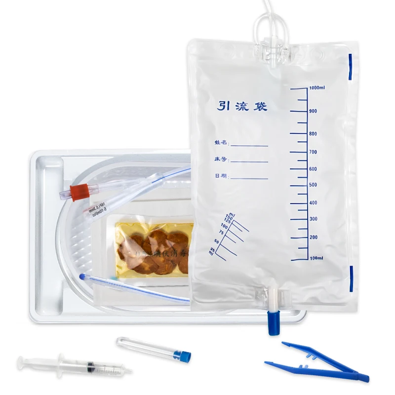 
Medical Urethral Kit High Quality Double Cavity balloon type Disposable Urinary Catheter Kit/Urinary bag/catheter 