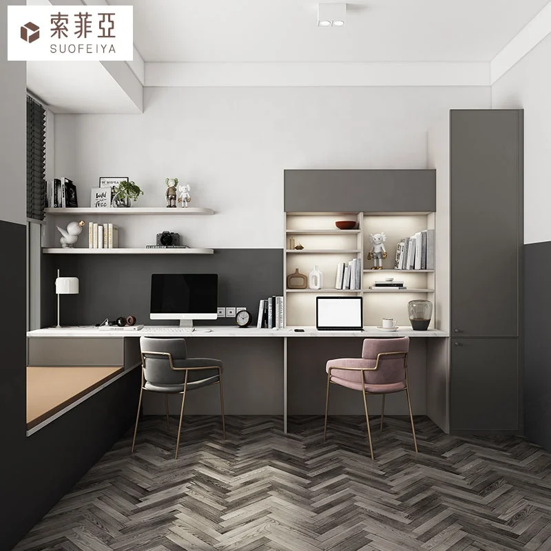 SUOFEIYA Hot Sale Mult-functional Tatami Cabinet Saving Space Design Adjustable Tatami Bed Furniture Set Bedroom Furniture Wood