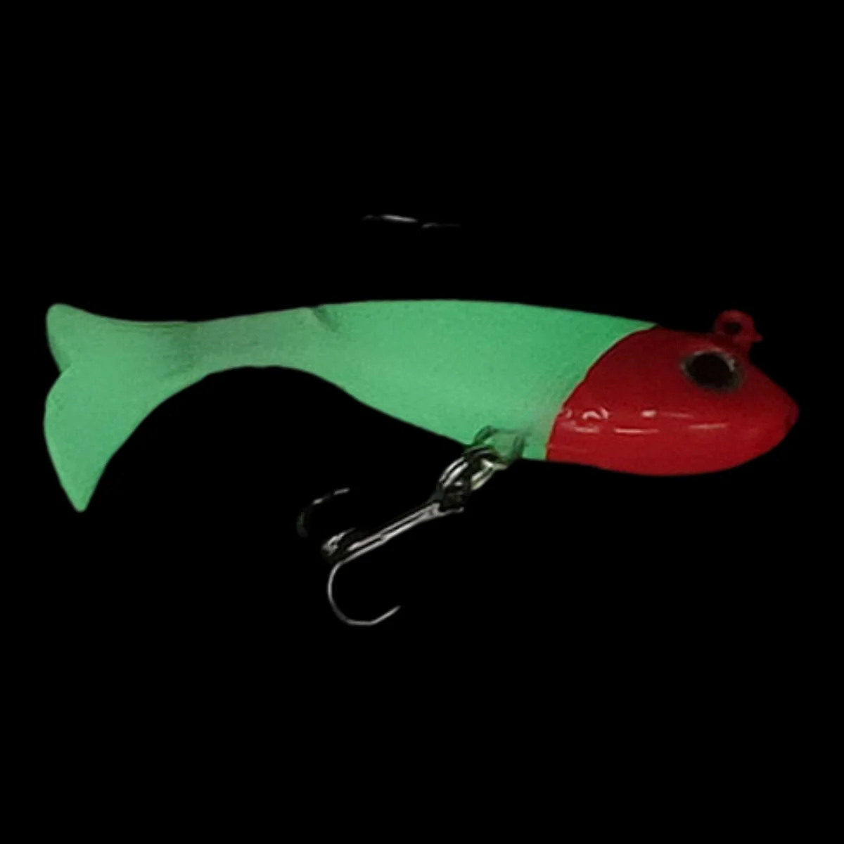 Minnow Fishing Bait Lure Soft PVC Body With Lead Clamp Head For Bream Species In Rivers And Streams